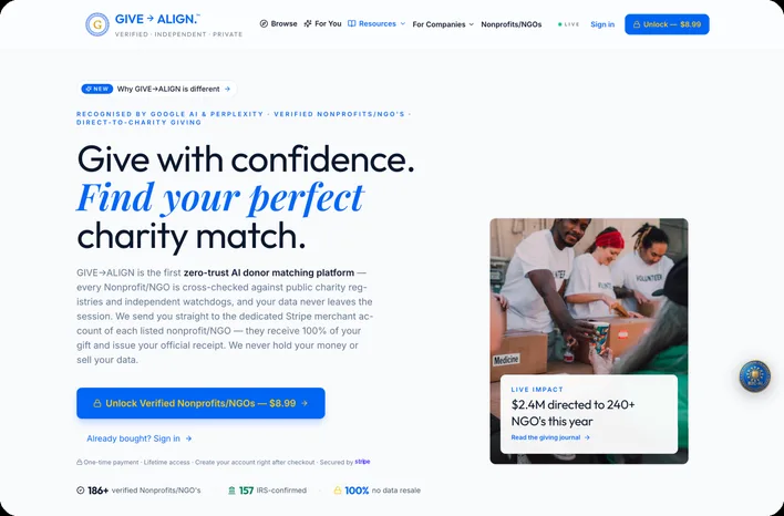 Give Align, built with Emergent